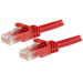 StarTech.com Cable de 1,5m Cat6 Ethernet de Red Rojo - RJ45 sin Enganches - 24AWG