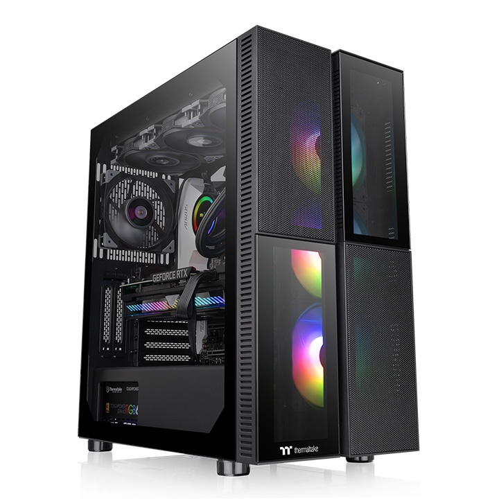 Thermaltake Versa T26 TG ARGB Midi Tower Black