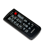 Sony 147927551 remote control Digital camera Press buttons