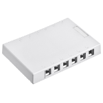 Leviton 41089-12W socket-outlet RJ-45 White