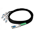 AddOn Networks QSFP+ / 4xSFP+, 5m InfiniBand cable QSFP+ 4 x SFP+ Black