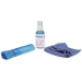 Manhattan LCD Cleaning Kit (mini), Alcohol-free, Includes Cleaning Solution (60ml), Brush and Microfibre Cloth, Ideal for use on monitors/laptops/keyboards/etc, Three Year Warranty, Blister