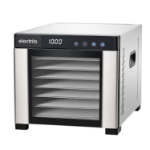 electriQ Commercial Style Digital Food Dehydrator & Dryer with 6 Shelves and 48 Hour Timer - Stainle