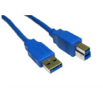 Cables Direct USB3-805BL USB cable 5 m USB 3.2 Gen 1 (3.1 Gen 1) USB A USB B Blue