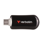 Verbatim Plectra USB-C Flash Drive Black 64GB