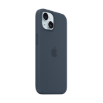 Apple iPhone 15 Silicone Case with MagSafe - Storm Blue