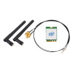 Shuttle WLN-M22 - Intel WLAN-AX210/Bluetooth Combo Kit with M.2 card, cables and external antennas for Cube's