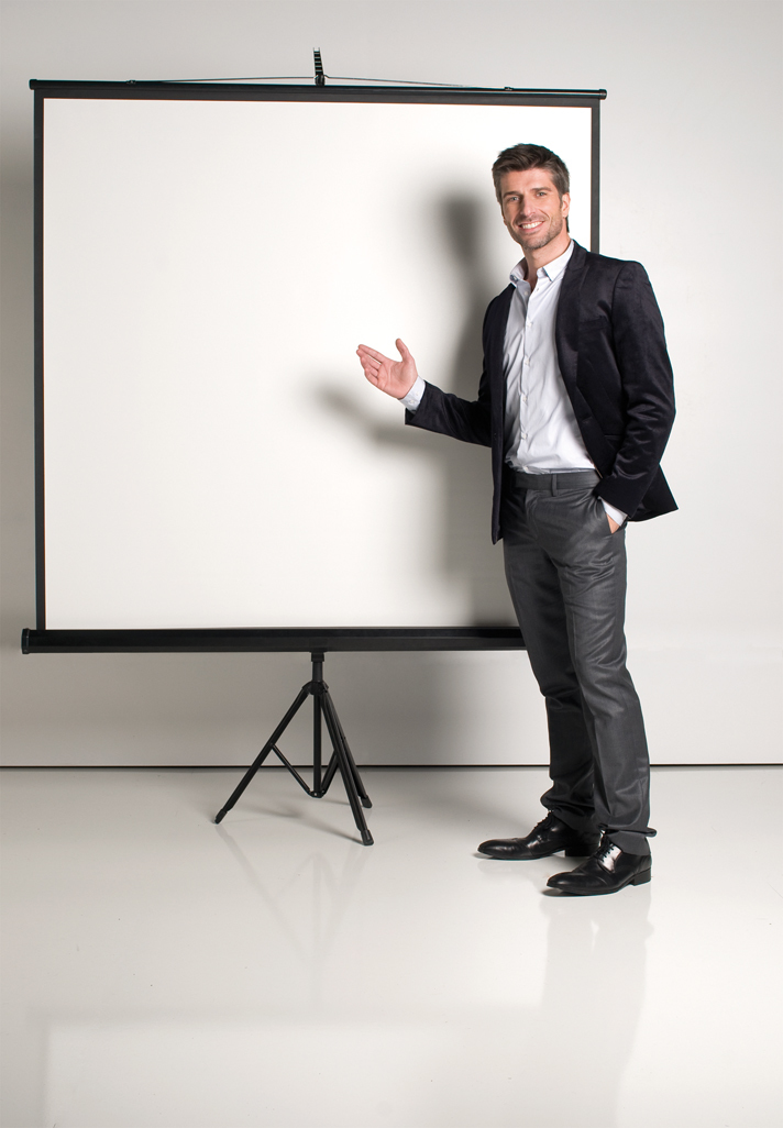 Image of Bi-Office 9D006021 projection screen 1:1