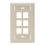 Leviton 42080-6IS wall plate/switch cover Ivory
