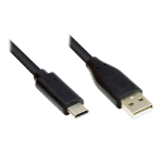 Alcasa GC-M0119 USB cable USB 2.0 3 m USB A USB C Black