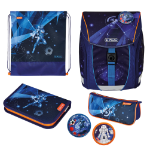 Herlitz FiloLight Plus Galaxy Game school bag set Boy Polyester Blue, Orange