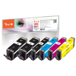 Peach PI100-379 ink cartridge 6 pc(s) Compatible High (XL) Yield Black, Cyan, Magenta, Yellow