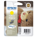 Epson Teddybear inktpatroon Yellow T0614 DURABrite Ultra Ink