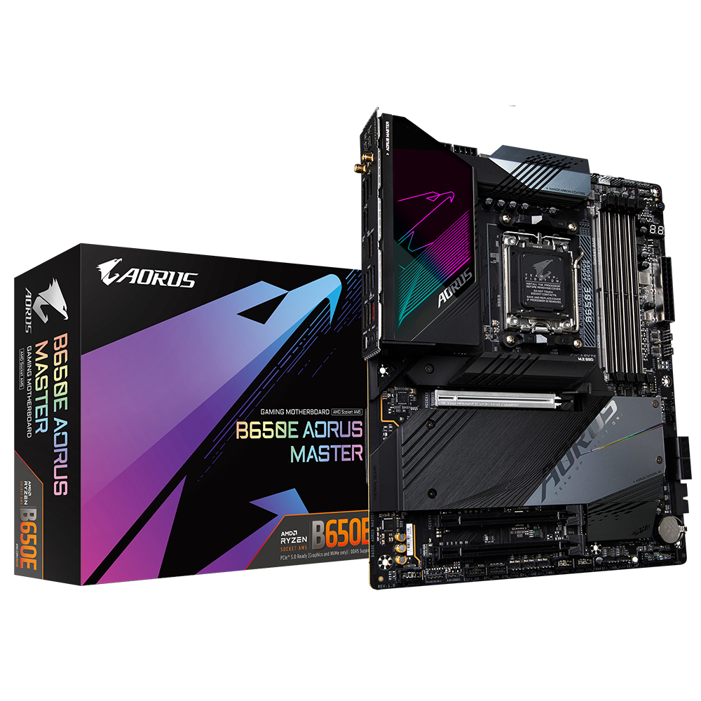 Image of Gigabyte B650E AORUS MASTER (rev. 1.0) AMD B650 Socket AM5 ATX