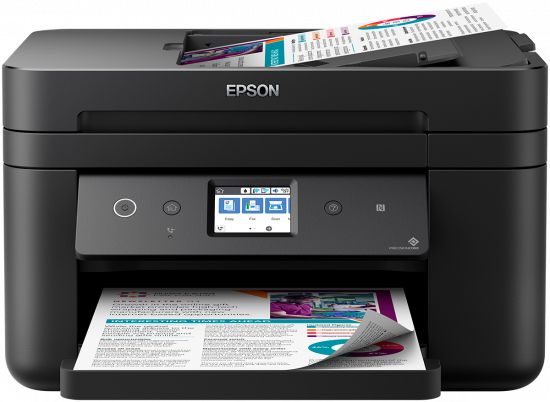 EPSON WorkForce WF-2860DWF All-in-One Wireless Inkjet Printer with Fax