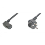 FDL 2M EURO MAINS TO IEC (C13) SOCKET CABLE - RIGHT ANGLE