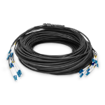 Digitus Pre-assembled Fiberglass Universal Breakout Cable, Single Mode OS2, 8 Fibers, LC/UPC - LC/UPC