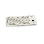 CHERRY XS Trackball toetsenbord USB Belgisch Grijs