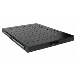Equip Sliding Shelf 19', 1U, 800MM, Black