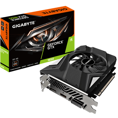 Image of Gigabyte GV-N1656OC-4GD 2.0 graphics card NVIDIA GeForce GTX 1650...