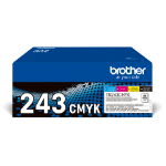 Brother TN-243CMYK Toner MultiPack Bk,C,M,Y, 4x1K pages ISO/IEC 19752 Pack=4 for Brother HL-L 3210