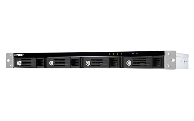 Image of QNAP TR-004U storage drive enclosure HDD/SSD enclosure Black, Grey...