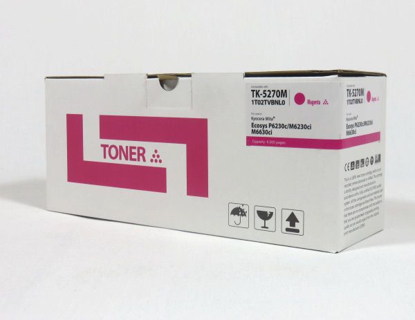 Image of DATA DIRECT Kyocera P6230 M6230 6630 Toner Magenta Compatible TK5270M