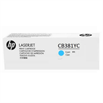 HP CB381YC/824A Toner cyan Contract, 31K pages ISO/IEC 19798 for HP CLJ CP 6015/CM 6040