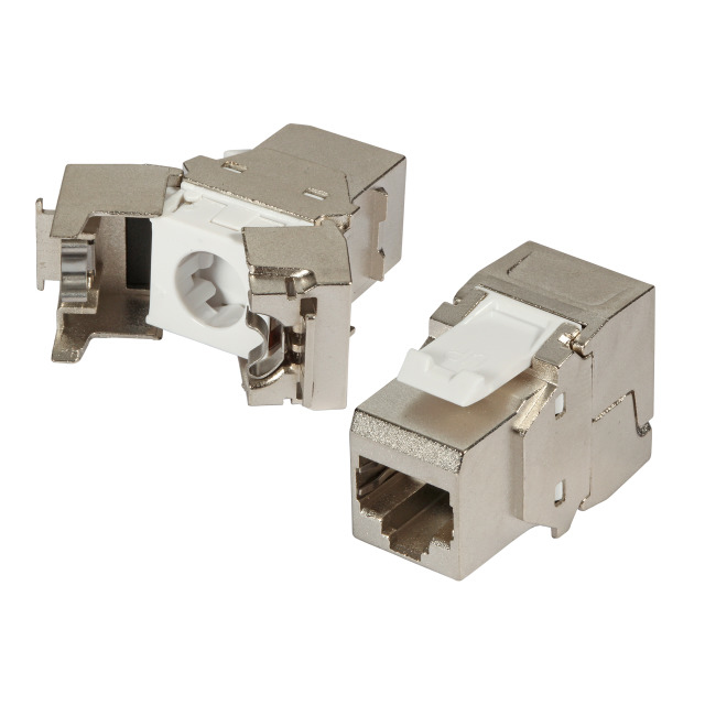 EU Product - RJ45 Keystone STP Cat.6 250MHz  Werkzeugfrei geschirmt thumbnail
