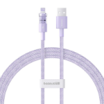 Baseus Gem USB to IP 2.4A fast charging cable 1 m Purple