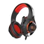 Necnon NBHG-VIPER Auriculares Alámbrico Diadema Juego Negro, Rojo