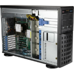Supermicro SYS-740P-TR server barebone Intel C621A LGA 4189 Tower (4U) Black