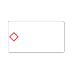 Brother LTZ12105FGHS self-adhesive label Rectangle White, Red