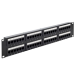 connektgear 48 Port Patch Panel (CAT6) IDC Punch Down 19 inch