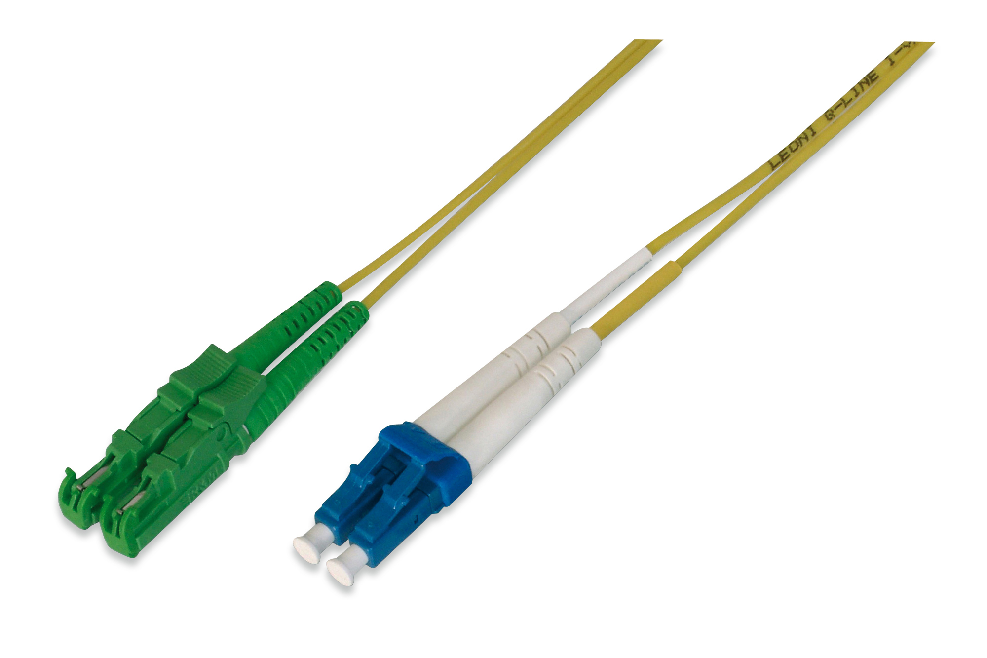 Image of Digitus Fiber Optic Patch Cord, E2000 (8° APC) to LC (UPC),...