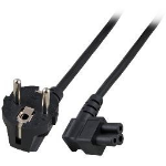 Microconnect PE010830A power cable Black 3 m C5 coupler CEE7/7