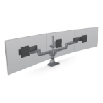 HAT Design Works E5 Triple Static Pole 27" Desk Black