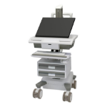 Ergotron M031-0101-111001-1-0 houder & standaard all-in-one pc/werkstation 19,5 kg Wit, Grijs 61 cm (24")