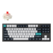 Keychron Q3 Max keyboard Universal USB + RF Wireless + Bluetooth QWERTY UK English Black, White