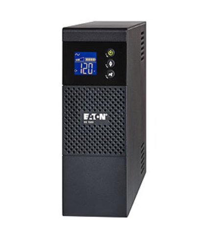 Eaton 5S1500LCD 1.5kVA / 900W 115V Line-Interactive Tower UPS Eaton 5S1500LCD 1.5kVA / 900W 115V Line-Interactive Tower UPS