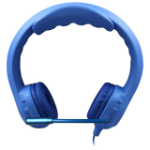 HamiltonBuhl Kid's Flex-Phones Headset Wired Head-band Education USB Type-A Blue