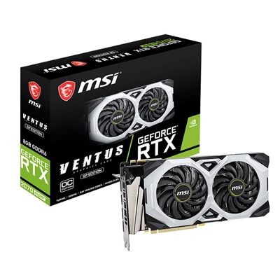 MSI GeForce RTX 2070 SUPER VENTUS GP OC 8GB GDDR6 Dual Fan Graphics Card MSI GeForce RTX 2070 SUPER VENTUS GP OC 8GB GDDR6 Dual Fan Graphics Card