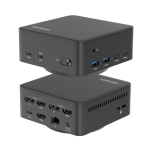 Comsol Universal Triple 4K Docking Station Wired USB 3.2 Gen 2 (3.1 Gen 2) Type-C Black