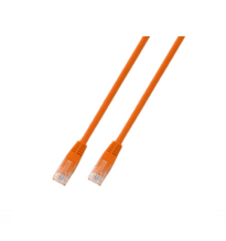 Image of Microconnect 5m Cat5e RJ-45 networking cable Orange U/UTP (UTP)