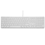 LMP 17616 keyboard Office USB QWERTZ Polish Silver