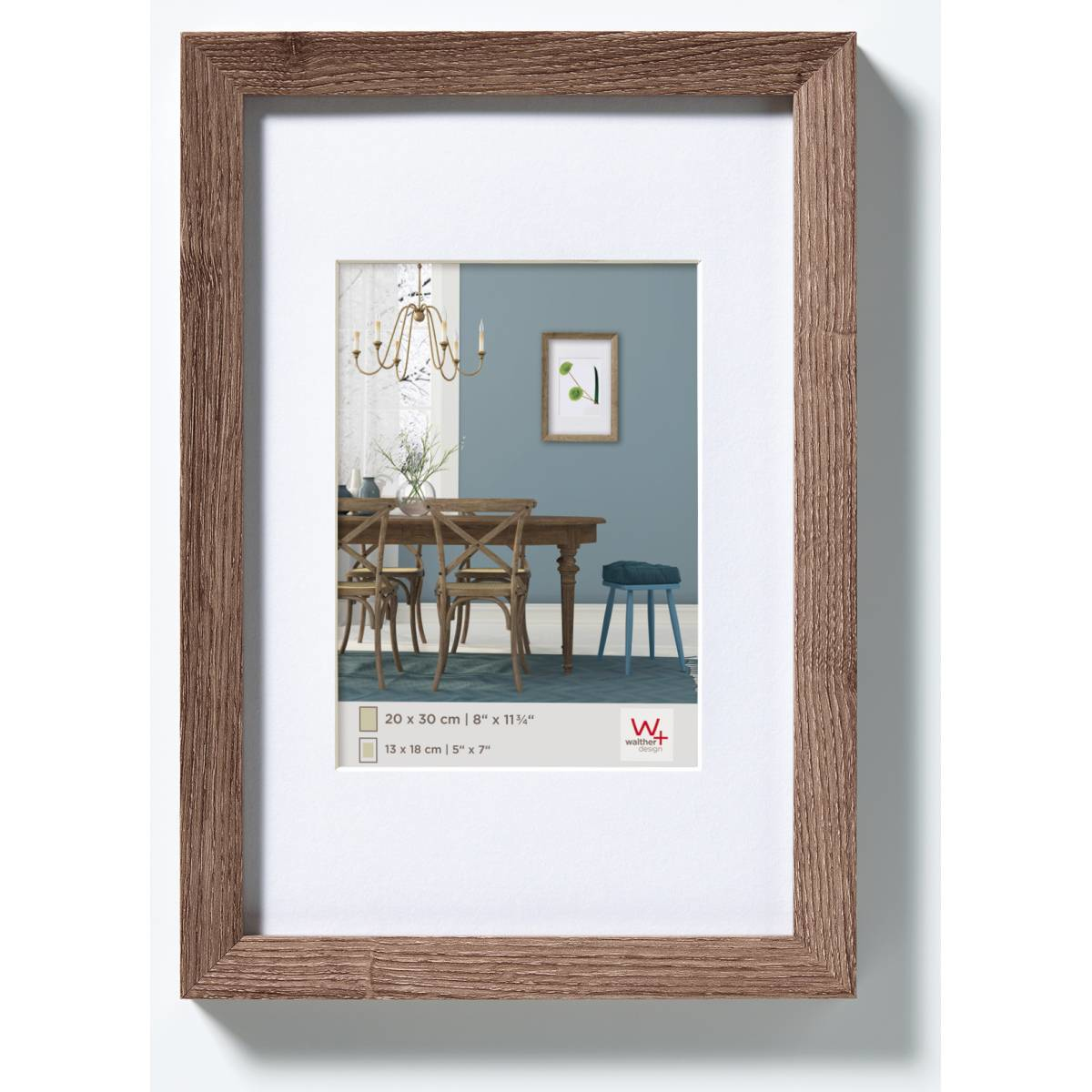 Image of Walther EF030N - MDF - Walnut - Single picture frame - Wall - 13 x...