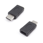 GroupGear 26-0440 cable gender changer USB Type-C USB Type-B Black