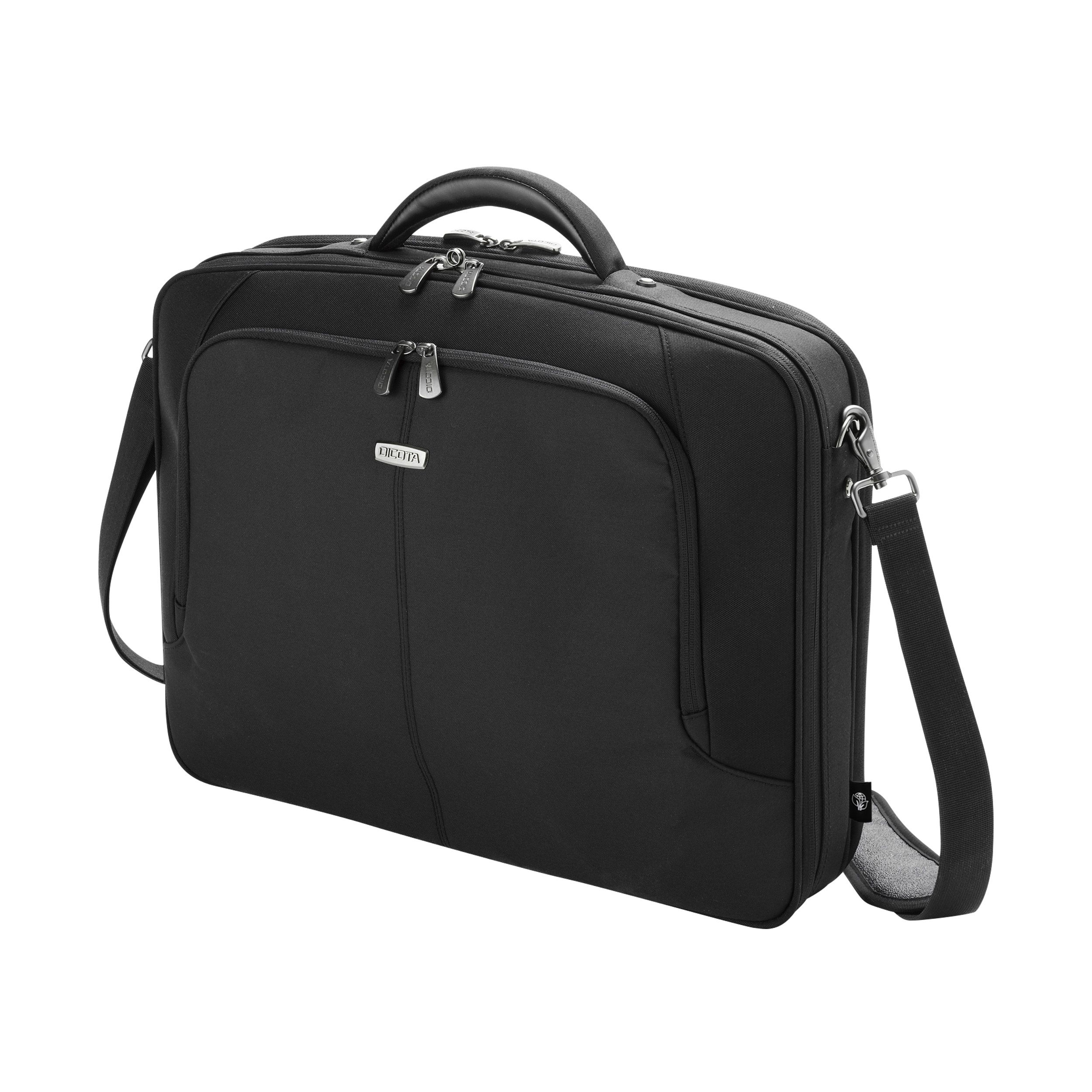 Image of DICOTA Eco Multi PLUS notebook case 39.6 cm (15.6") Briefcase Black