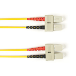 Black Box 6m SC-SC fiber optic cable 236.2" (6 m) OM1 Multicolor, Yellow