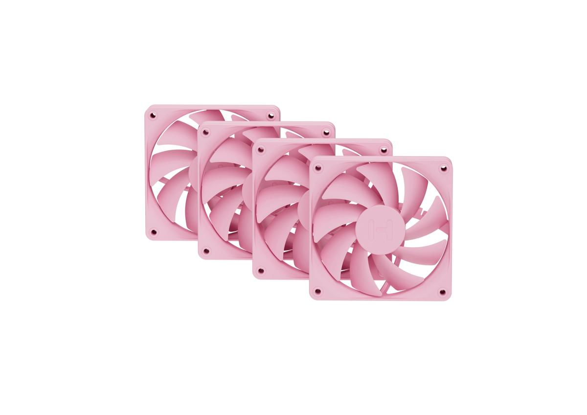 HYTE FAN- -FA12-SM-4 computer cooling system Processor 12 cm Rose 4 pc